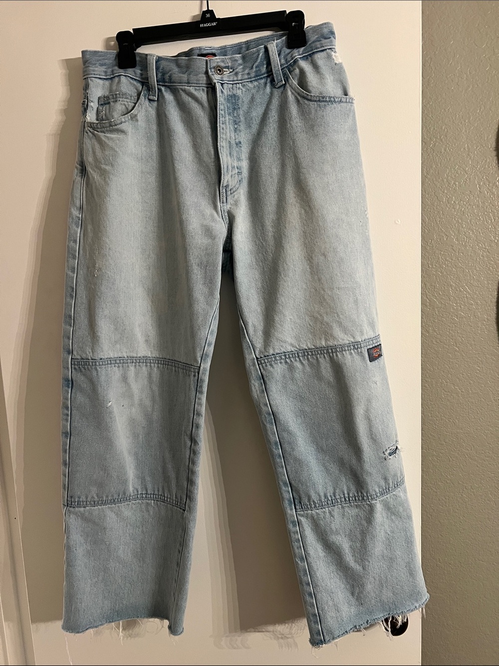 Dickies Men's Light Blue Straight Carpenter Jeans sz 34